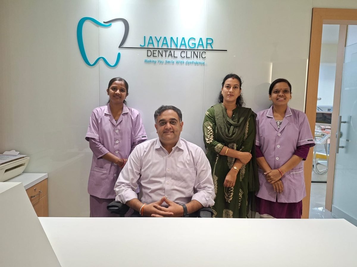 Dr. Karthik Jagadish and the Jayanagar Dental Clinic team